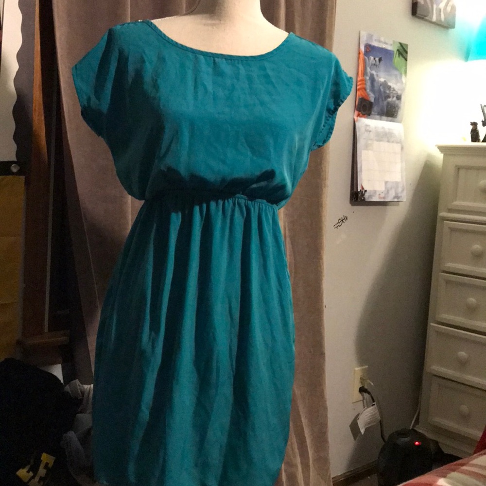 Teal dress